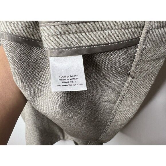 Elizabeth & James Women Belted Pea Coat XL  Brown Corpcore Formal Professional - Picture 6 of 15